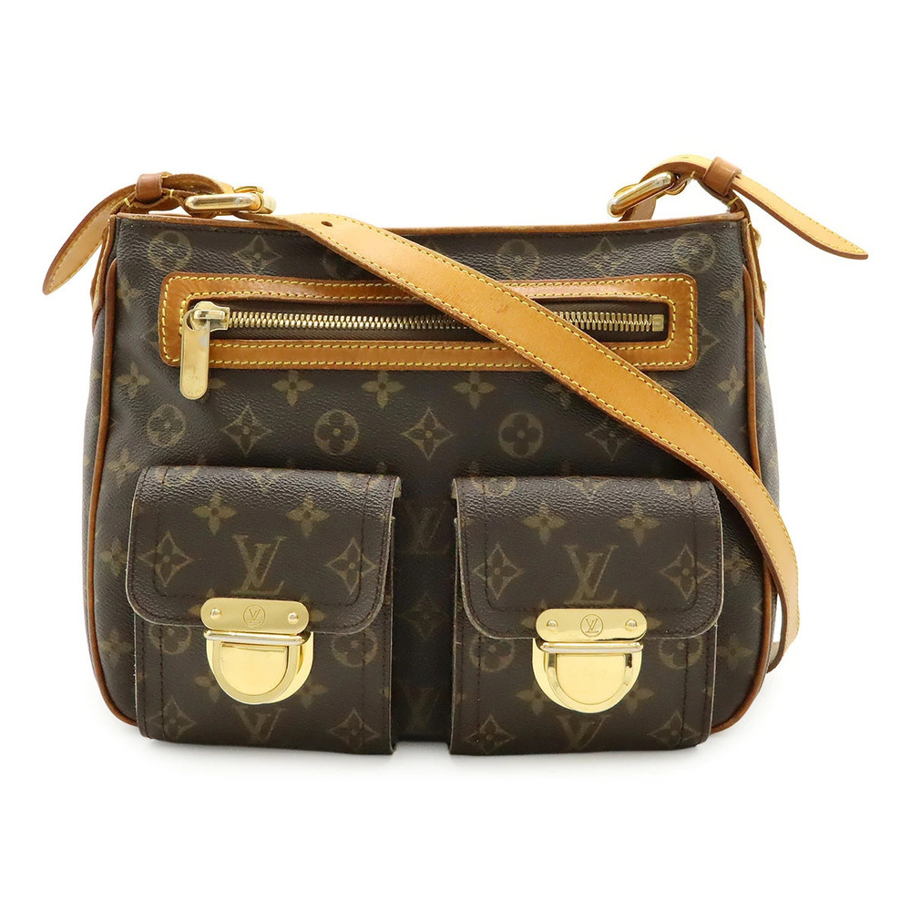 LOUIS VUITTON Monogram Hudson Crossbody Bag Long